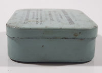 Antique Burroughs Wellcome & Co. 12 Vaporole Aromatic Ammonia Capsules Small Pocket Size Tin Metal Hinged Pill Case Tuckahoe, N.Y. (HAS 3 CAPSULES)