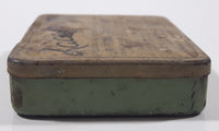 Extremely Rare Antique Lacey's (London) Ltd. London England Reducing Chewing Gum 75 Cent Small Pocket Size Tin Metal Hinged Case Enterprise Sales & Distributors, Vancouver Canada EMPTY