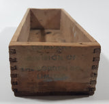 Antique 1920s Company A Division of The Gordon Company Limited Canadian Chateaux Cheese Made It's Way By The Way Its Made Wood Box