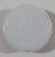 Antique Bristol-Myers Co. Of Can. Ltd. MUM Cream Deodorant White Milk Glass Jar Container With Red Metal Lid Toronto Canada EMPTY