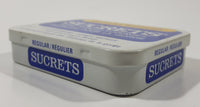 Vintage Beecham Canada Inc. Sucrets Regular Sore Throat Lozenges 24 Hexylresorcinol Lozenges/Pastilles Hinged Tin Metal Container Case Weston Ontario EMPTY