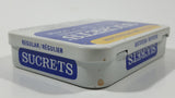 Vintage Beecham Canada Inc. Sucrets Regular Sore Throat Lozenges 24 Hexylresorcinol Lozenges/Pastilles Hinged Tin Metal Container Case Weston Ontario EMPTY