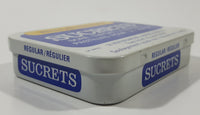 Vintage Beecham Canada Inc. Sucrets Regular Sore Throat Lozenges 24 Hexylresorcinol Lozenges/Pastilles Hinged Tin Metal Container Case Weston Ontario EMPTY