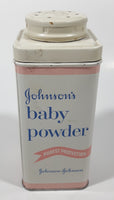 Vintage Johnson's Baby Powder Purest Protection 9 OZS. 6" Tall Tin Container Johnson & Johnson Limited Montreal EMPTY