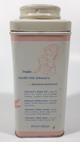 Vintage Johnson's Baby Powder Purest Protection 9 OZS. 6" Tall Tin Container Johnson & Johnson Limited Montreal EMPTY