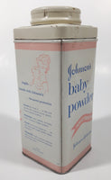 Vintage Johnson's Baby Powder Purest Protection 9 OZS. 6" Tall Tin Container Johnson & Johnson Limited Montreal EMPTY