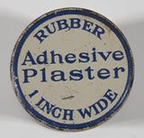 Antique B&B Bauer & Black Chicago U.S.A. Adhesive Plaster Rubber 1 Inch Wide 1 Yard Long 1 1/4" Tall Small Round Tin Metal Canister EMPTY