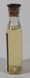 Antique Robinson & Webber Limited Winnipeg Packers Bottlers B.P. Pharmaceutical Goldex Gold Pure Cold Drawn London Castor Oil 4 1/2" Tall Glass Bottle with Cork Still FULL