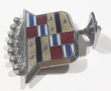 Vintage Cadillac Duck Swan Coffin Base Metal Emblem Badge Crest Hood Ornament