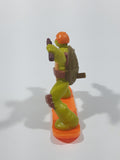 2013 McDonald's Nickelodeon TMNT Teenage Mutant Ninja Turtles Michaelangelo Snowboarder 3" Tall Toy Figure