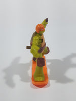 2013 McDonald's Nickelodeon TMNT Teenage Mutant Ninja Turtles Michaelangelo Snowboarder 3" Tall Toy Figure