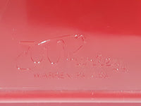 Vintage Whirley Disney's Cook'd Up Comics Goofy and Max Red Plastic Pencil Case