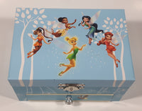 Enesco Disney Tinkerbell Fairies Wind Up Musical Jewelry Box with Drawer Plays Beethoven Fur Elise
