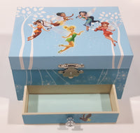 Enesco Disney Tinkerbell Fairies Wind Up Musical Jewelry Box with Drawer Plays Beethoven Fur Elise