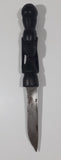 Vintage North African Warrior Hand Carved 9 3/4" Figural Tribal Knife Dagger with Wooden Sheath