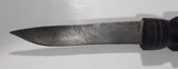Vintage North African Warrior Hand Carved 9 3/4" Figural Tribal Knife Dagger with Wooden Sheath