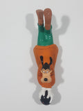 1992 Burger King Kid's Meal Disney Goof Troop Goofy with Bowling Ball 6" Long Pull Back Toy Figure