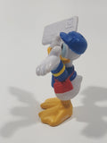 Fisher Price Disney Junior Donald Duck Mailman Holding Letter 2 1/2" Tall Toy Figure