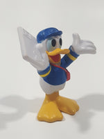 Fisher Price Disney Junior Donald Duck Mailman Holding Letter 2 1/2" Tall Toy Figure