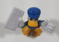 Fisher Price Disney Junior Donald Duck Mailman Holding Letter 2 1/2" Tall Toy Figure