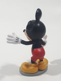 Disney Mickey Mouse Holding A Bone 3 1/8" Tall Toy Figure