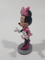 Disney Minnie Mouse Wearing Apron 3 1/4" Tall Toy Figure