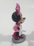 Disney Minnie Mouse Wearing Apron 3 1/4" Tall Toy Figure