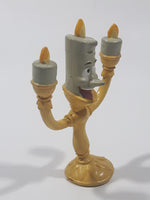 Pax Disney Beauty And The Beast Lumiere 3 1/2" Tall Bendable Poseable Rubber Toy Figure