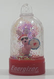 Rare Energizer Bunny 2" Tall Plastic Snow Globe Key Chain