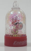 Rare Energizer Bunny 2" Tall Plastic Snow Globe Key Chain