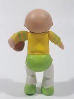 Vintage 1984 OAA Cabbage Patch Kids #55 Football Player in Yellow Green White 3 3/8" Tall Toy Figure