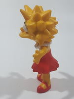 1990 Jesco 20th Century Fox The Simpsons Lisa Simpson 3 1/2" Tall Rubber Toy Figure