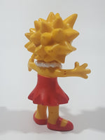 1990 Jesco 20th Century Fox The Simpsons Lisa Simpson 3 1/2" Tall Rubber Toy Figure