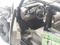 Maisto Marvel Comics The Incredible Hulk Hummer H2 Black 1/27 Scale Die Cast Toy Car Vehicle with Opening Doors Missing Parts
