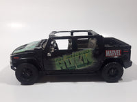 Maisto Marvel Comics The Incredible Hulk Hummer H2 Black 1/27 Scale Die Cast Toy Car Vehicle with Opening Doors Missing Parts