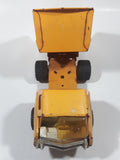 Vintage Tonka Cabover Dump Truck Yellow 9" Long Pressed Steel Die Cast Toy Car Vehicle