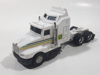 Ertl John Deere Kenworth T600A Semi Tractor Truck White Pull Back Die Cast Toy Car Vehicle