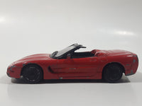 Burago Chevrolet Corvette Convertible Red 1/43 Scale Die Cast Toy Car Vehicle