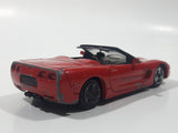 Burago Chevrolet Corvette Convertible Red 1/43 Scale Die Cast Toy Car Vehicle