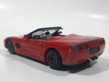 Burago Chevrolet Corvette Convertible Red 1/43 Scale Die Cast Toy Car Vehicle