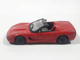 Burago Chevrolet Corvette Convertible Red 1/43 Scale Die Cast Toy Car Vehicle