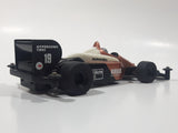 Vintage 1989 Imperial Hypersonic Bullet Car #19 Mobil 1 Duracell Formula 1 Black Copper White 5 3/4" Long Plastic and Metal Die Cast Toy Race Car Vehicle