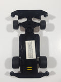 Vintage 1989 Imperial Hypersonic Bullet Car #19 Mobil 1 Duracell Formula 1 Black Copper White 5 3/4" Long Plastic and Metal Die Cast Toy Race Car Vehicle