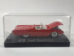 Solido Sixties 4517 1961 Ford Thunderbird Convertible Red 4 3/4" Long Die Cast Toy Car Vehicle with Opening Hood in Display Case