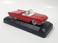Solido Sixties 4517 1961 Ford Thunderbird Convertible Red 4 3/4" Long Die Cast Toy Car Vehicle with Opening Hood in Display Case