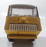 Vintage 1970s Tonka Semi Tractor Truck and Lowboy Trailer Yellow 11 1/4" Long Pressed Steel and Plastic Die Cast Toy Car Vehicle