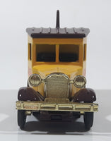 Vintage Golden Wheels Pepsi Cola Delivery Truck Yellow and Brown Die Cast Toy Car Vehicle