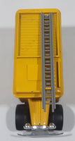 Rare Vintage Pepsi Cola Delivery Utility Truck with Ladder Yellow Pull Back Die Cast Toy Car Vehicle