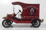 National Motor Mint Ford Model T Dog Pound Express Who Let the Dogs Out? Red Die Cast Toy Car Vehicle with Opening Rear Doors and Two Dog Figures