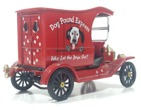 National Motor Mint Ford Model T Dog Pound Express Who Let the Dogs Out? Red Die Cast Toy Car Vehicle with Opening Rear Doors and Two Dog Figures